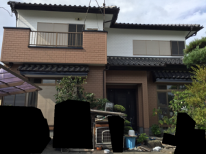 塗膜の浮きがあったＡＬＣ(パワーボード)の外壁塗装とシーリング打替え（駿東郡清水町・Ｓ様邸）