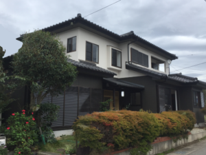 さんとうばん(3×10板)リシン吹き外壁の塗装塗り替え工事（清水町・Ｍ様邸）