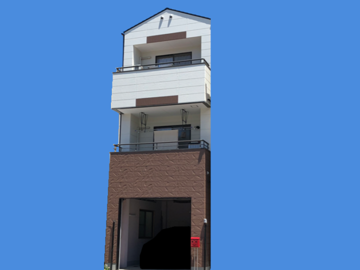 無機系塗料を使用したガルバリウム屋根とＡＬＣ外壁塗装（沼津市・Ｏ様邸）