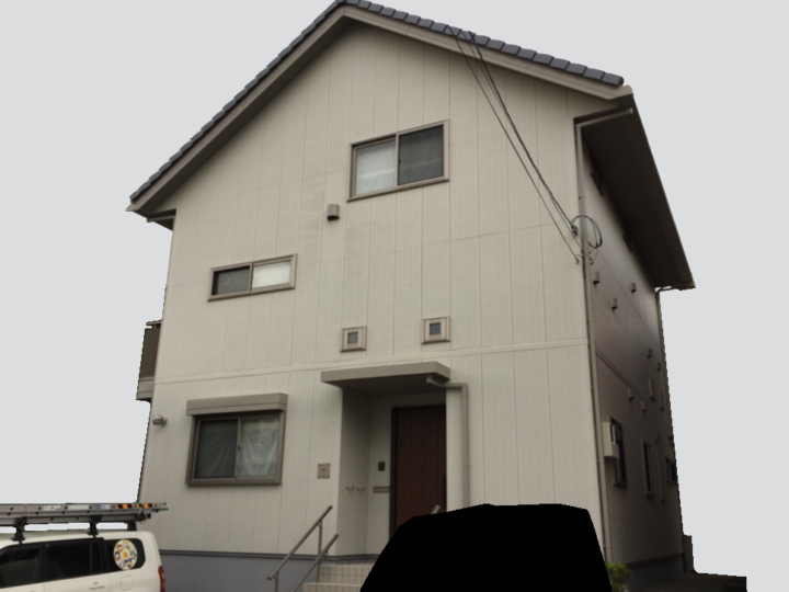 駿東郡清水町S様邸　メーカーハウスのクリア塗装