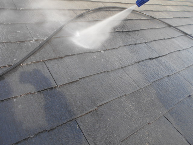 カラーベスト屋根トルネード高圧洗浄