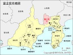 富士宮市　地図
