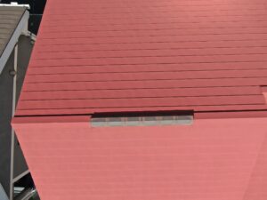 屋根塗装　カラーステンレス屋根