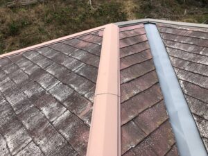 カラーベスト屋根　カバー工法