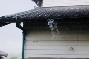 軒樋　横樋　豪雨