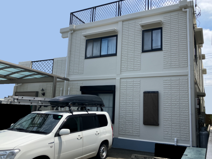 清水町・K様邸　外壁塗装　屋上塗装　付帯物塗装　｜静岡県沼津市・三島市・富士市・静岡市の外壁塗装・屋根塗装専門店　塗替え情報館