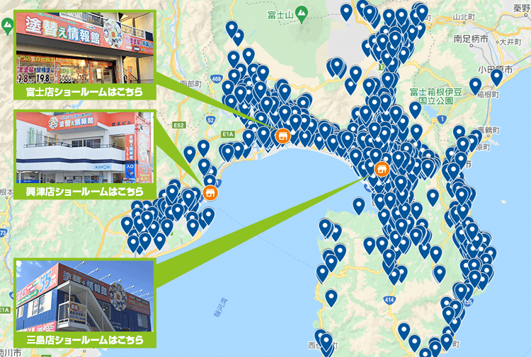 静岡県エリア地図