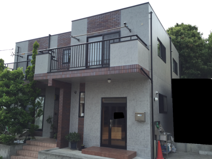 ランデックスコートでＲＣ造住宅(鉄筋コンクリート)の外壁塗装と屋上遮熱トップコート（三島市・Ｋ様邸）