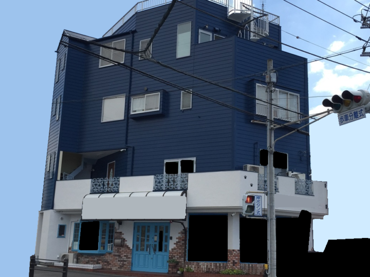 店舗外壁塗装とシート防水雨漏り補修工事（長泉町・Ｉ様）