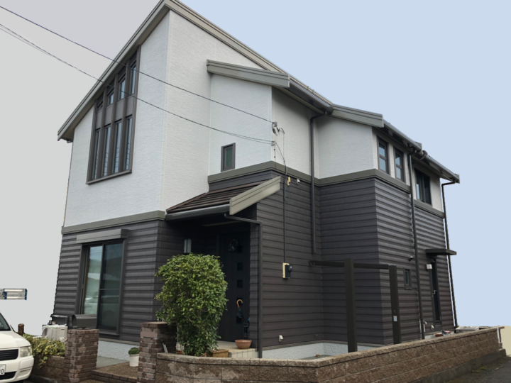 （伊豆の国市　W様邸）マルチカラーで一味違った意匠性を演出