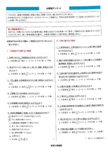 お客様から頂いた評判の声