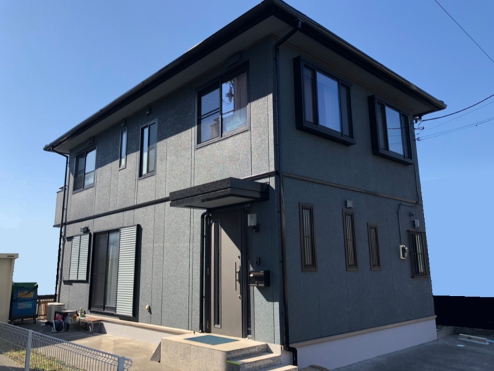 沼津市・Ｄ様邸　積水ハウス・高分子繊維強化セメント瓦への屋根塗装　アルミパネル外壁への外壁塗装　｜静岡県沼津市・三島市・富士市・静岡市の外壁塗装・屋根塗装専門店　塗替え情報館