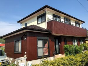 伊豆市・S様邸　各階を塗り分けた外壁塗装　屋根塗装　付帯物塗装　|静岡県沼津市・三島市・富士市・静岡市の外壁塗装・屋根塗装専門店塗替え情報館