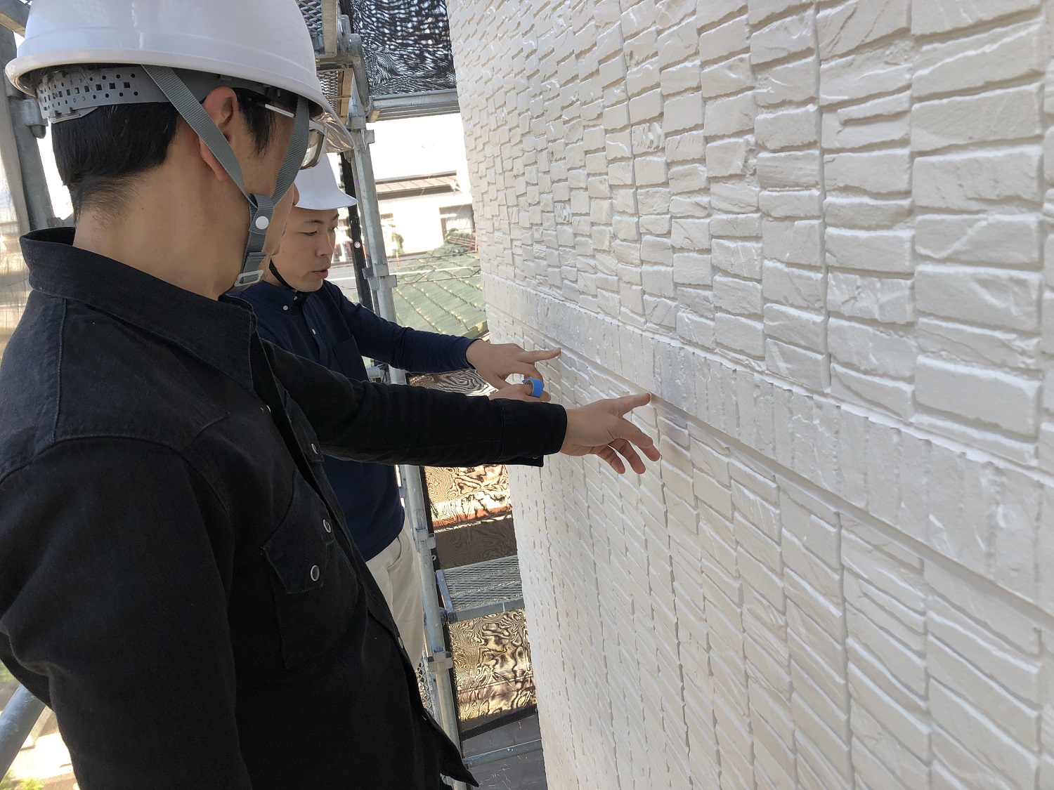 外壁塗装、品質検査