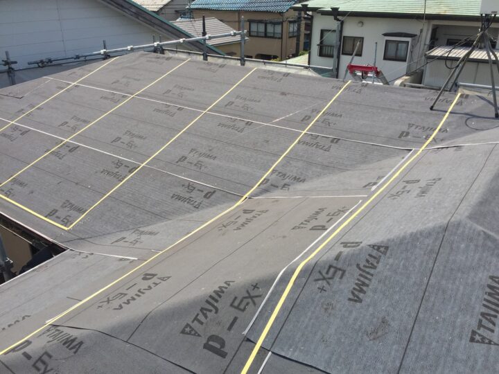 2F屋根重ね葺き工事