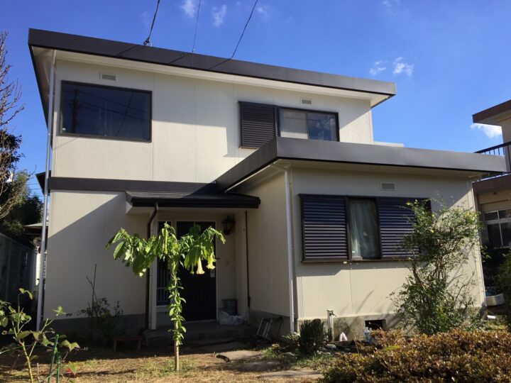 パナホームで建てた築30年のお家の外装リフォーム外壁塗装工事（三島市・Ｔ様邸）