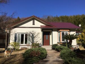 一条工務店リシン吹きサイディング外壁の外壁塗装（伊豆の国市・Ｓ様邸）