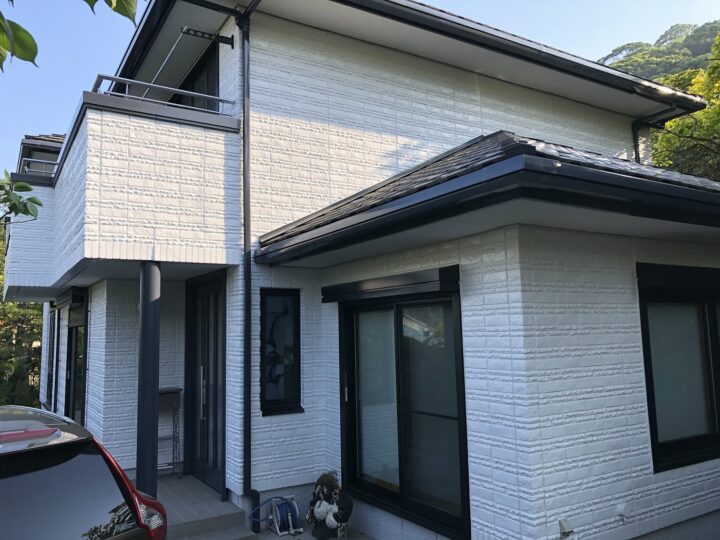 積水ハウス・ダインコンクリートの塗り替え、シーリング工事（熱海市・Ｔ様邸）