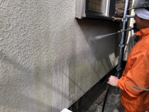 外壁塗装　高圧洗浄