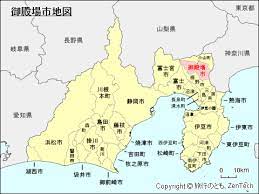 御殿場市　地図