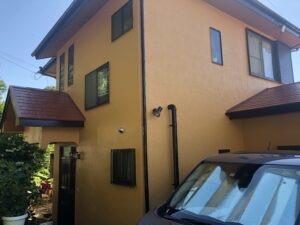 函南町・N様邸　温もりのあるオレンジ色の外壁塗装　外壁塗装　屋根塗装　付帯物塗装　|静岡県沼津市・三島市・富士市・静岡市の外壁塗装・屋根塗装専門店塗替え情報館