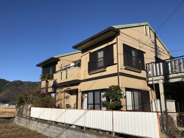 沼津市・K様邸　セキスイハイムの柔らかい印象のベージュの外壁塗装　外壁塗装　屋根塗装　付帯物塗装　｜静岡県沼津市・三島市・富士市・静岡市の外壁塗装・屋根塗装専門店　塗替え情報館