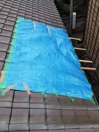 雨漏り　応急処置