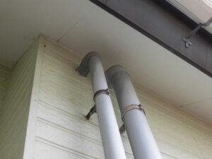 塗装箇所　排水管