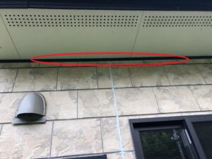 塗装箇所　軒天