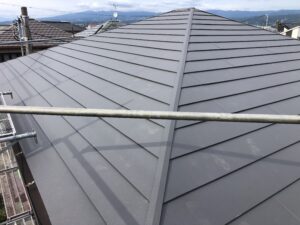 カラーベスト屋根　カバー工法