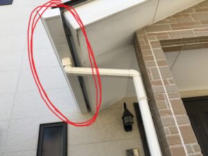 付帯物塗装　樋