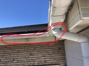 付帯物塗装　鼻隠し