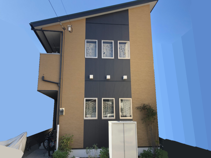 沼津市・S様邸　白からブラウンへの2色塗り外壁塗装　外壁塗装　屋根カバー工法　付帯物塗装　|静岡県沼津市・三島市・富士市・静岡市の外壁塗装・屋根塗装専門店塗替え情報館