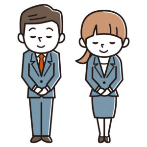 あいさつ　イラスト