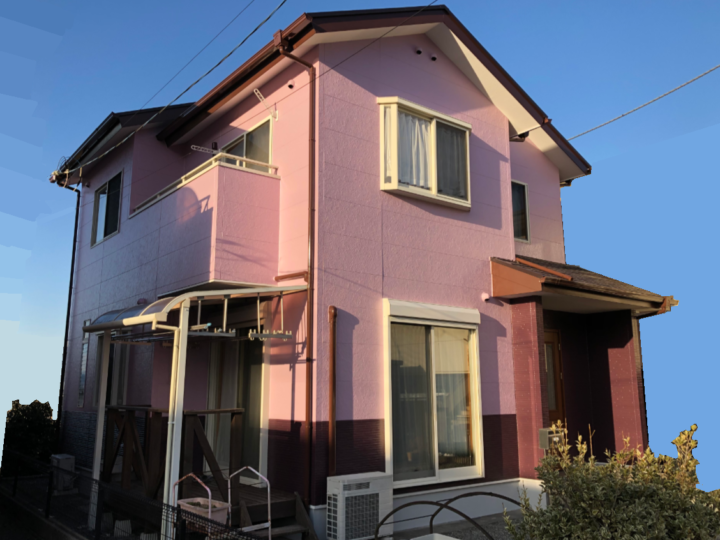 函南町・Ｉ様邸　優雅で上品な紫の2色塗り外壁塗装　外壁塗装　屋根塗装　付帯物塗装　|静岡県沼津市・三島市・富士市・静岡市の外壁塗装・屋根塗装専門店塗替え情報館