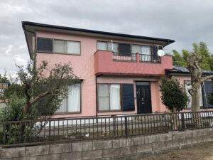 裾野市・S様邸　可愛いピンクの2色塗り外壁塗装　外壁塗装　屋根塗装　付帯物塗装　｜静岡県沼津市・三島市・富士市・静岡市の外壁塗装・屋根塗装専門店　塗替え情報館