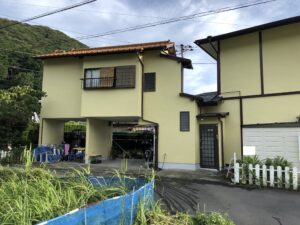 沼津市・Y様邸　白から黄色への外壁塗装　外壁塗装　屋根塗装　付帯物塗装　|静岡県沼津市・三島市・富士市・静岡市の外壁塗装・屋根塗装専門店塗替え情報館