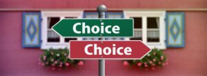 選択　choice　比較
