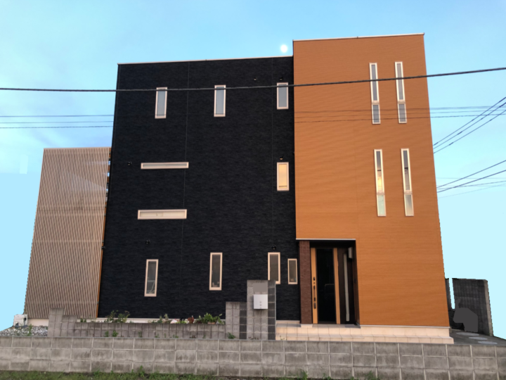 清水町・S様邸　落ち着いたマット系の2色塗り外壁塗装　外壁塗装　陸屋根トップコート塗装　付帯物塗装　｜静岡県沼津市・三島市・富士市・静岡市の外壁塗装・屋根塗装専門店　塗替え情報館