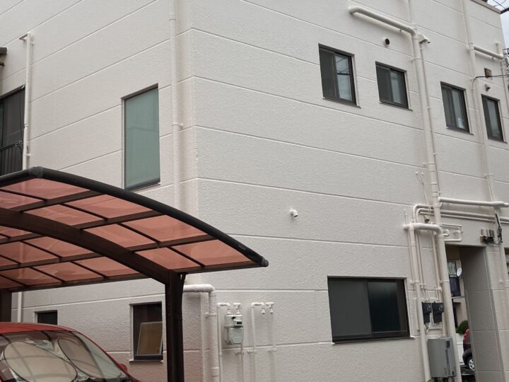 三島市・E様邸　外壁塗装　屋根塗装　付帯物塗装　｜静岡県沼津市・三島市・富士市・静岡市の外壁塗装・屋根塗装専門店　塗替え情報館