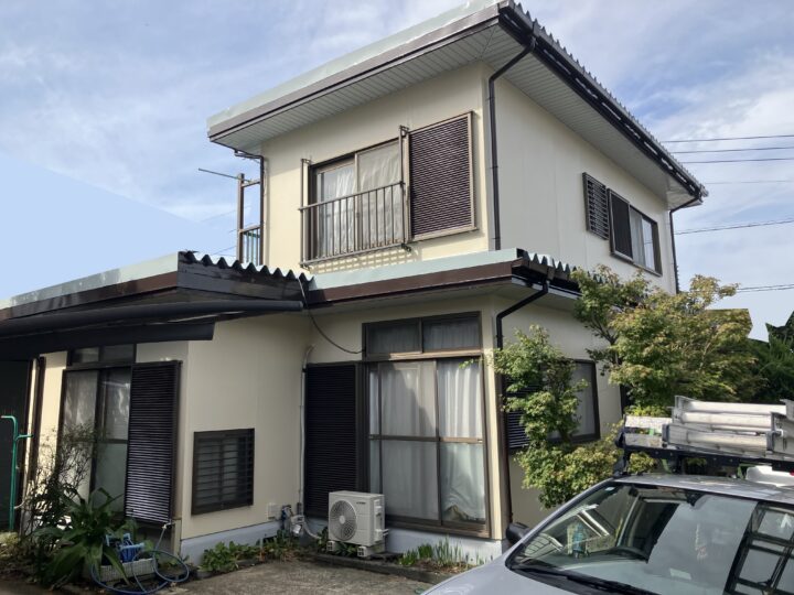 三島市・F様邸　外壁塗装　屋根塗装　付帯物塗装　｜静岡県沼津市・三島市・富士市・静岡市の外壁塗装・屋根塗装専門店　塗替え情報館