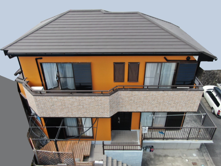 函南町・I様邸　外壁塗装　屋根カバー工法　付帯物塗装　｜静岡県沼津市・三島市・富士市・静岡市の外壁塗装・屋根塗装専門店　塗替え情報館