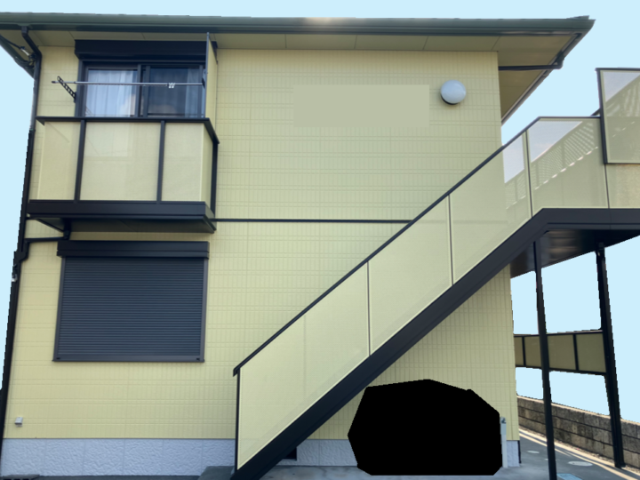 清水町・アパート　外壁塗装　付帯物塗装　｜静岡県沼津市・三島市・富士市・静岡市の外壁塗装・屋根塗装専門店　塗替え情報館